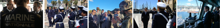 Ministre des Armées en visite à Toulon