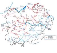 Carte catégorie piscicole des cours d'eau et des plans d'eau