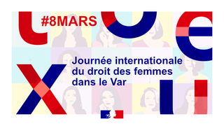 logo "Tous et toutes égaux" pour la journée internationale  du droit des femmes dans le Var