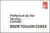 Préfecture du Var, Service ..., CS31209, 83070 TOULON CEDEX